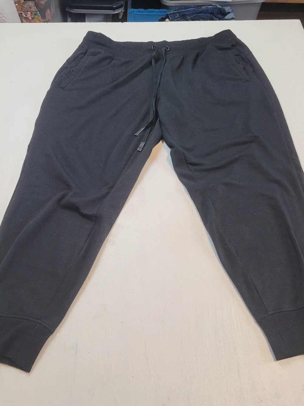 Athletic Works Black Women's Jogger Track Pants